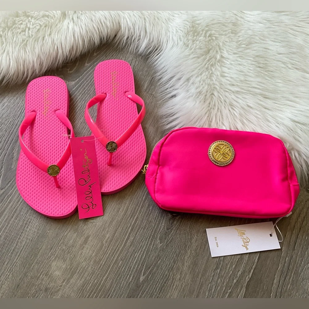 💗 LILLY PULITZER Jeanie Belt Bag In “Roxie Pink”